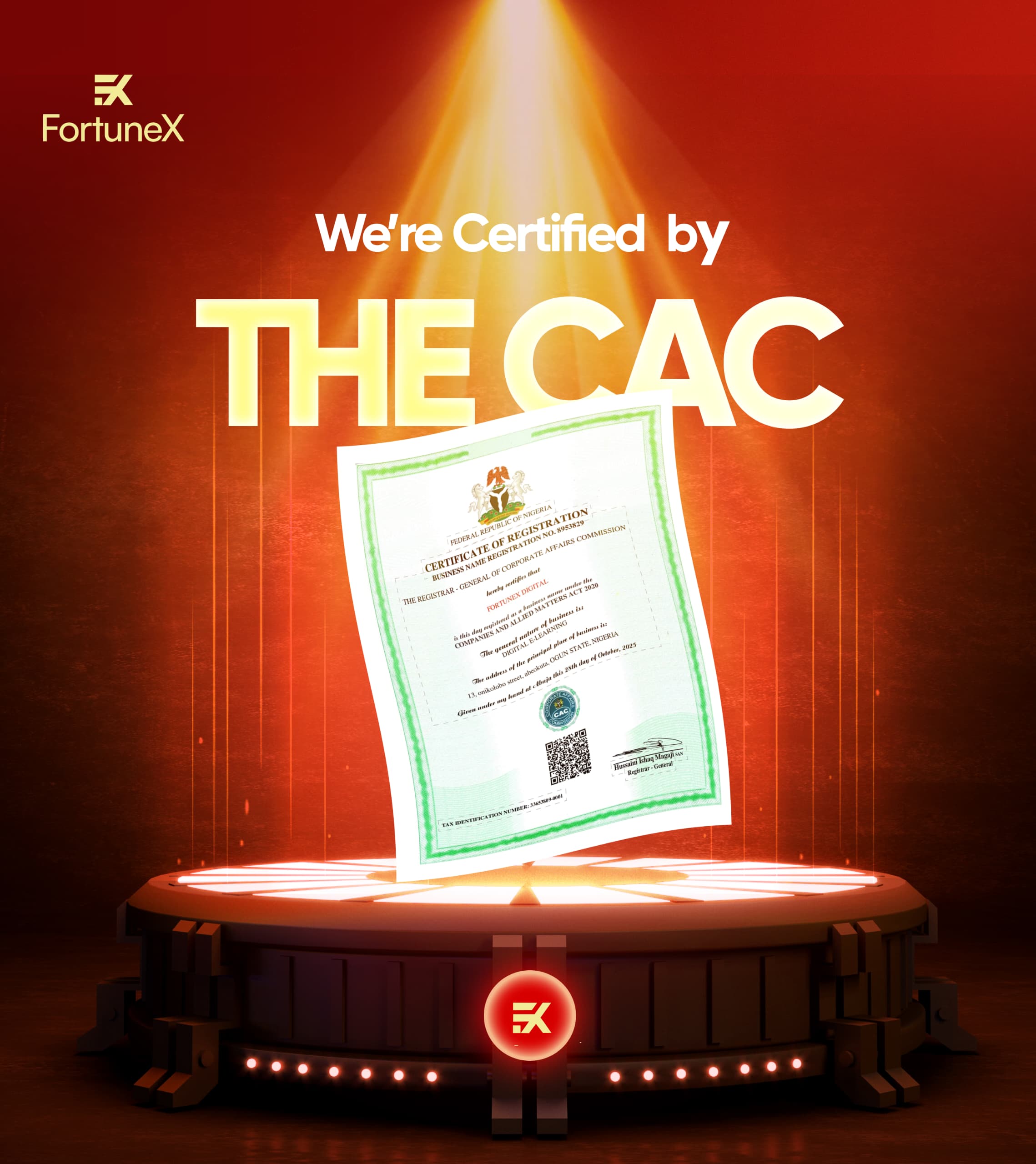 Say Yes to FortuneX Job Offer